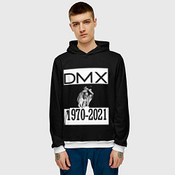 Толстовка-худи мужская DMX 1970-2021, цвет: 3D-белый — фото 2