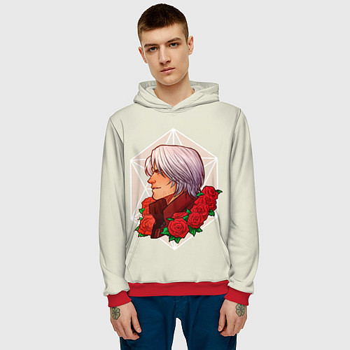 Мужская толстовка Данте DMC / 3D-Красный – фото 3