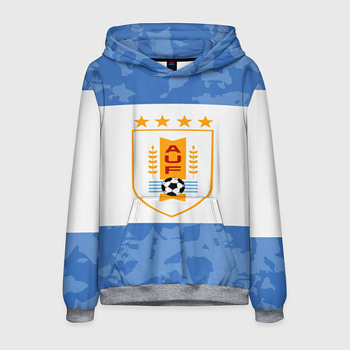 Мужская толстовка Сборная Уругвая / 3D-Меланж – фото 1
