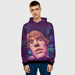 Толстовка-худи мужская LOVV66, цвет: 3D-черный — фото 2