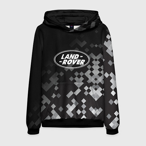 Мужская толстовка LAND ROVER ГОРОДСКОЙ КАМУФЛЯЖ / 3D-Черный – фото 1
