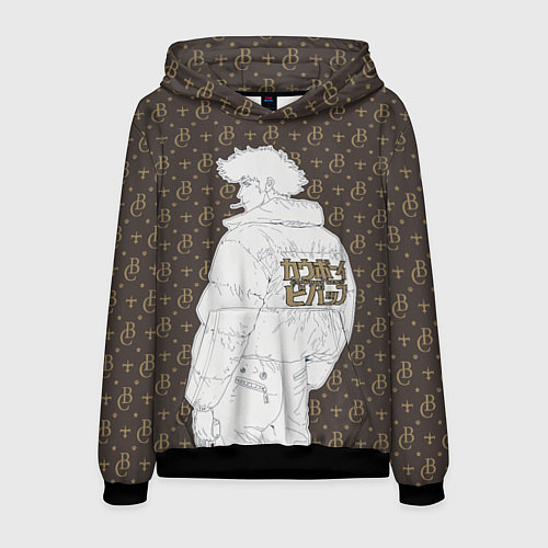 Мужская толстовка Cowboy Bebop Louis Vuitton / 3D-Черный – фото 1