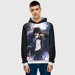 Толстовка-худи мужская Сон Джин Ву, цвет: 3D-белый — фото 2