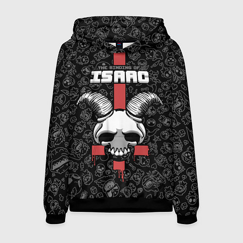 Мужская толстовка The Binding of Isaac / 3D-Черный – фото 1