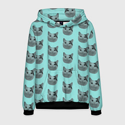 Толстовка-худи мужская ШТОШ, цвет: 3D-черный