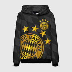 Толстовка-худи мужская ФК БАВАРИЯ BAYERN МЮНХЕН, цвет: 3D-черный