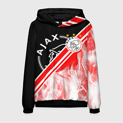 Толстовка-худи мужская FC AJAX AMSTERDAM ФК АЯКС, цвет: 3D-черный