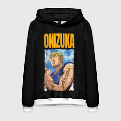 Толстовка-худи мужская Onizuka, цвет: 3D-белый