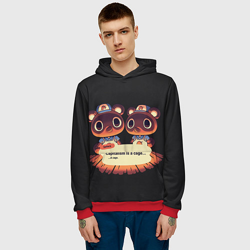 Мужская толстовка Seller Crossing / 3D-Красный – фото 3