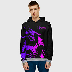 Толстовка-худи мужская Hades demon, цвет: 3D-меланж — фото 2