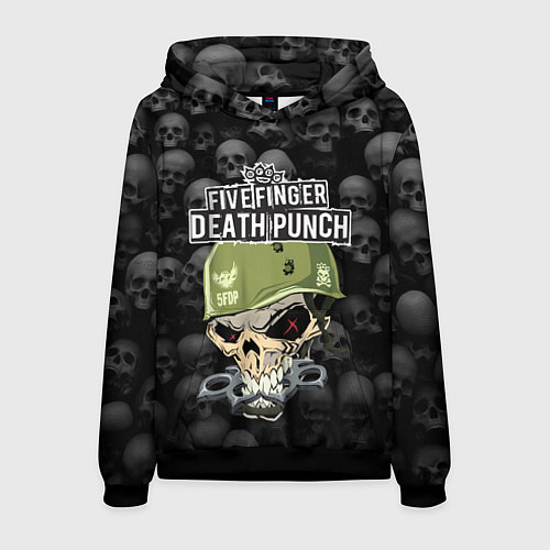 Мужская толстовка Five Finger Death Punch 5FDP Z / 3D-Черный – фото 1