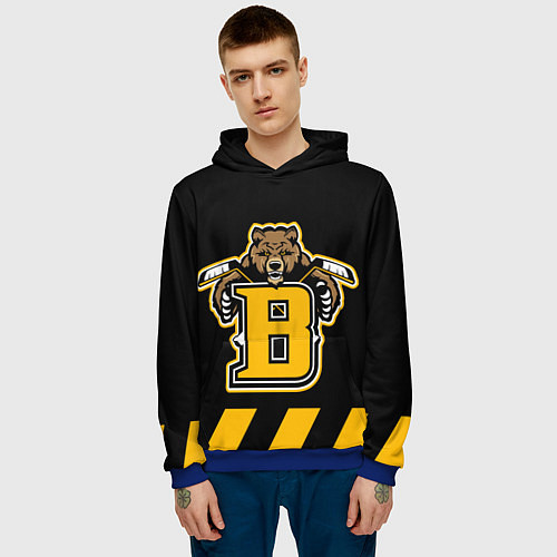 Мужская толстовка BOSTON BRUINS / 3D-Синий – фото 3