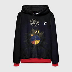 Толстовка-худи мужская Двигайся и не голодай, цвет: 3D-красный