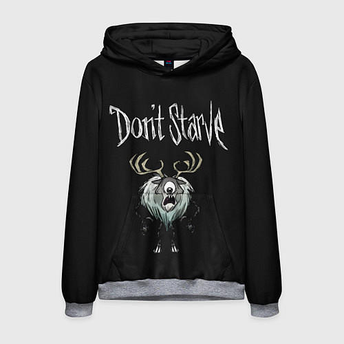 Мужская толстовка Циклоп-олень / 3D-Меланж – фото 1