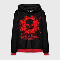 Толстовка-худи мужская Gears esports, цвет: 3D-красный