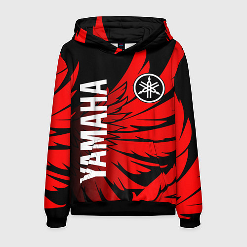 Мужская толстовка YAMAHA ЯМАХА МОТОСПОРТ / 3D-Черный – фото 1