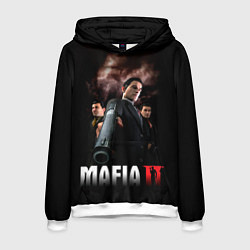 Толстовка-худи мужская Мафиозное братство, цвет: 3D-белый