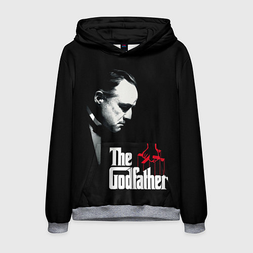 Мужская толстовка КРЕСТНЫЙ ОТЕЦ / 3D-Меланж – фото 1