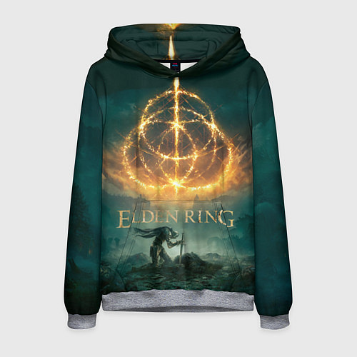 Мужская толстовка Elden Ring key art / 3D-Меланж – фото 1