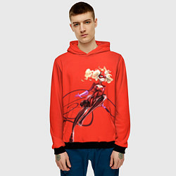 Толстовка-худи мужская Takamaki, цвет: 3D-черный — фото 2