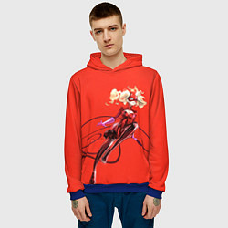 Толстовка-худи мужская Takamaki, цвет: 3D-синий — фото 2