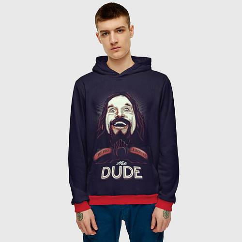 Мужская толстовка Большой Лебовский The Dude / 3D-Красный – фото 3
