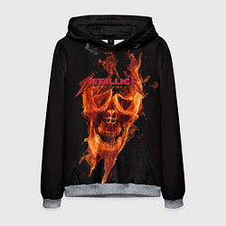 Толстовка-худи мужская Metallica Flame, цвет: 3D-меланж