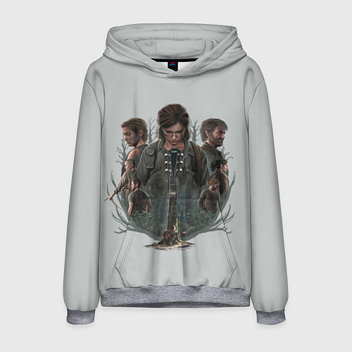 Мужская толстовка Hard story / 3D-Меланж – фото 1