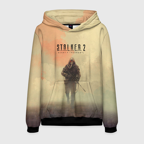 Мужская толстовка Сталкер одиночка / 3D-Черный – фото 1