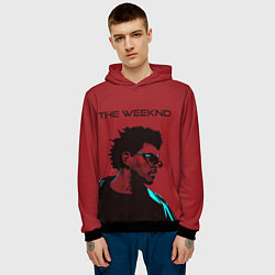 Толстовка-худи мужская The weeknd, цвет: 3D-черный — фото 2