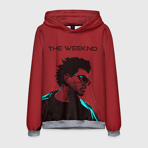 Мужская толстовка The weeknd / 3D-Меланж – фото 1