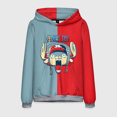 Мужская толстовка Сопливый Тони Тони Чоппер One Piece / 3D-Меланж – фото 1