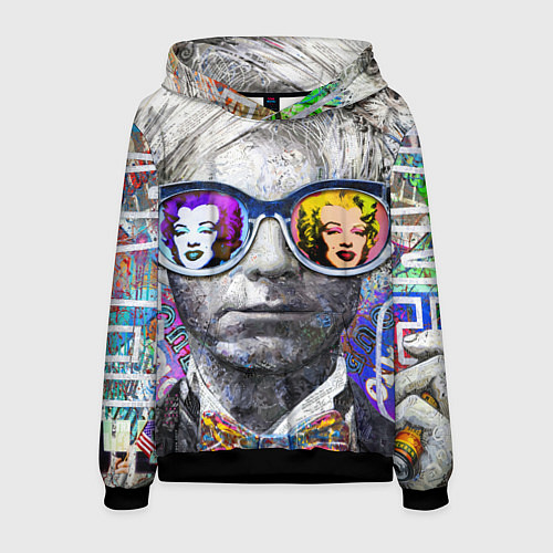 Мужская толстовка Andy Warhol Энди Уорхол / 3D-Черный – фото 1