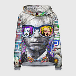Толстовка-худи мужская Andy Warhol Энди Уорхол, цвет: 3D-меланж