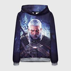 Толстовка-худи мужская THE WITCHER GERALT OF RIVIA, цвет: 3D-меланж