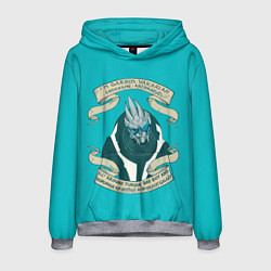 Толстовка-худи мужская Гаррус Вакариан, цвет: 3D-меланж