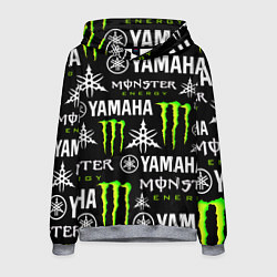 Толстовка-худи мужская YAMAHA X MONSTER SPORT, цвет: 3D-меланж