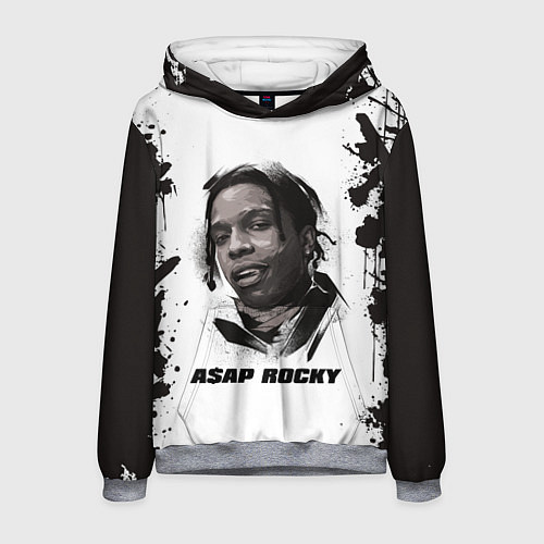 Мужская толстовка АСАП ASAP ROCKY Z / 3D-Меланж – фото 1