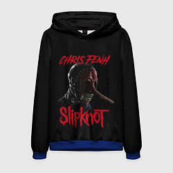 Толстовка-худи мужская CHRIS FENH SLIPKNOT СЛИПКНОТ Z, цвет: 3D-синий