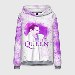 Толстовка-худи мужская Freddie Mercury Queen Z, цвет: 3D-меланж