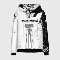 Толстовка-худи мужская Radiohead Радиохед Z, цвет: 3D-черный