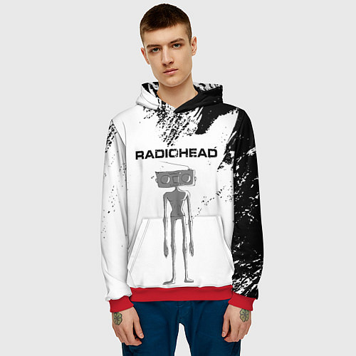 Мужская толстовка Radiohead Радиохед Z / 3D-Красный – фото 3