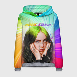 Толстовка-худи мужская BILLIE EILISH БИЛЛИ АЙЛИШ Z, цвет: 3D-меланж