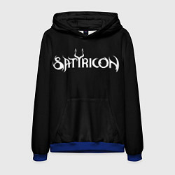 Толстовка-худи мужская Satyricon, цвет: 3D-синий