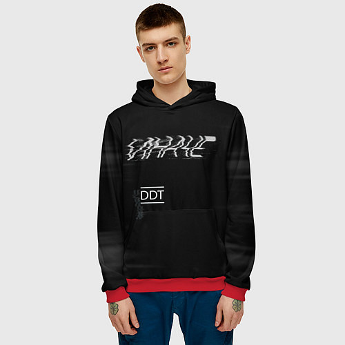 Мужская толстовка ИНАЧЕ DDT / 3D-Красный – фото 3
