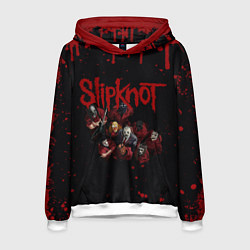 Толстовка-худи мужская SLIPKNOT СЛИПКНОТ Z, цвет: 3D-белый