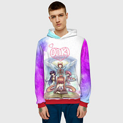 Толстовка-худи мужская Doki Doki Доки Доки Z, цвет: 3D-красный — фото 2