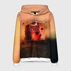 Толстовка-худи мужская Агата Кристи OPIUM, цвет: 3D-белый