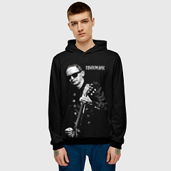 Толстовка-худи мужская Пикник Эдмунд Шклярский, цвет: 3D-черный — фото 2