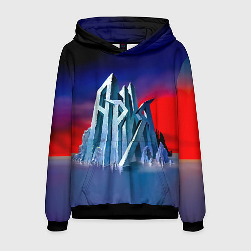 Мужская толстовка Ария - Мания величия / 3D-Черный – фото 1